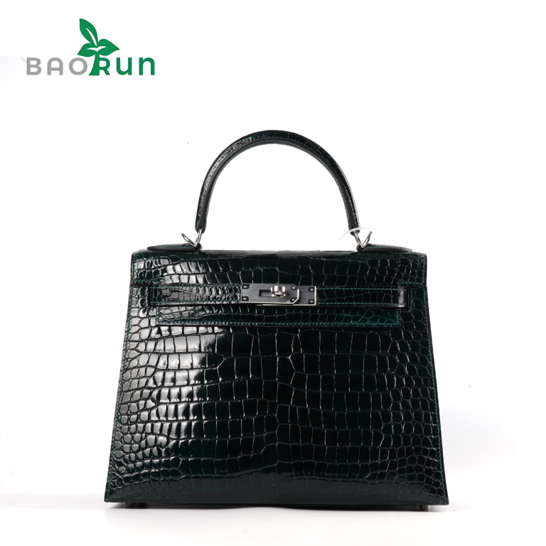 Kelly 28 Crocodilo Brilhante