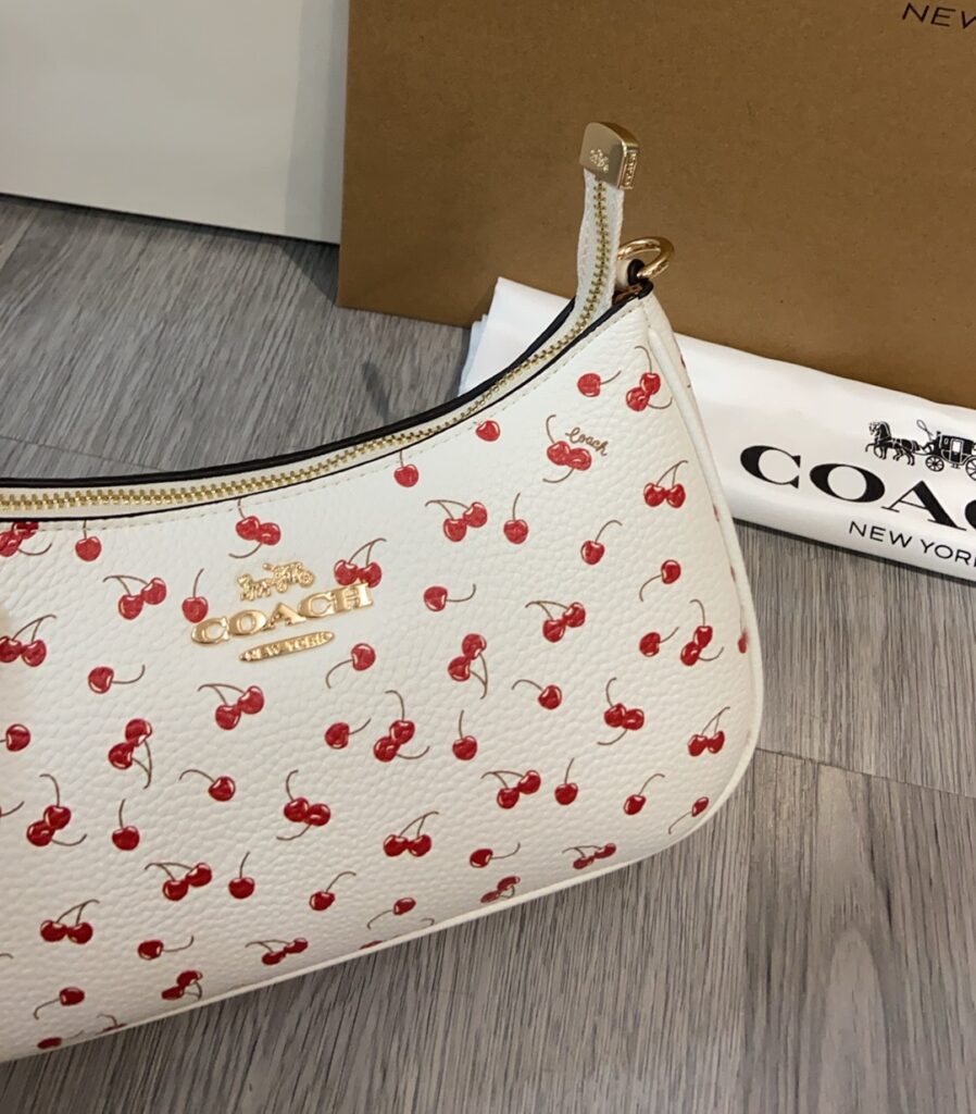 Bolsa baguete floral com alca removivel 5