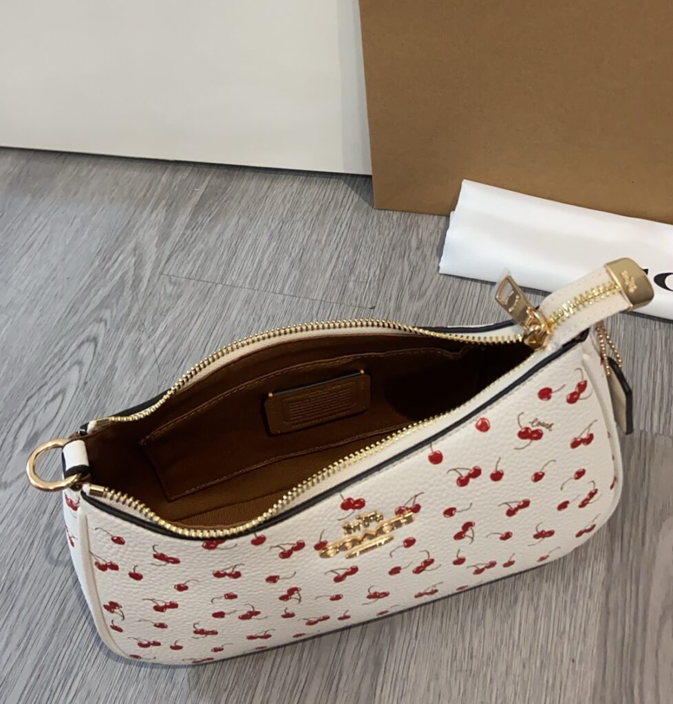 Bolsa baguete floral com alca removivel 8