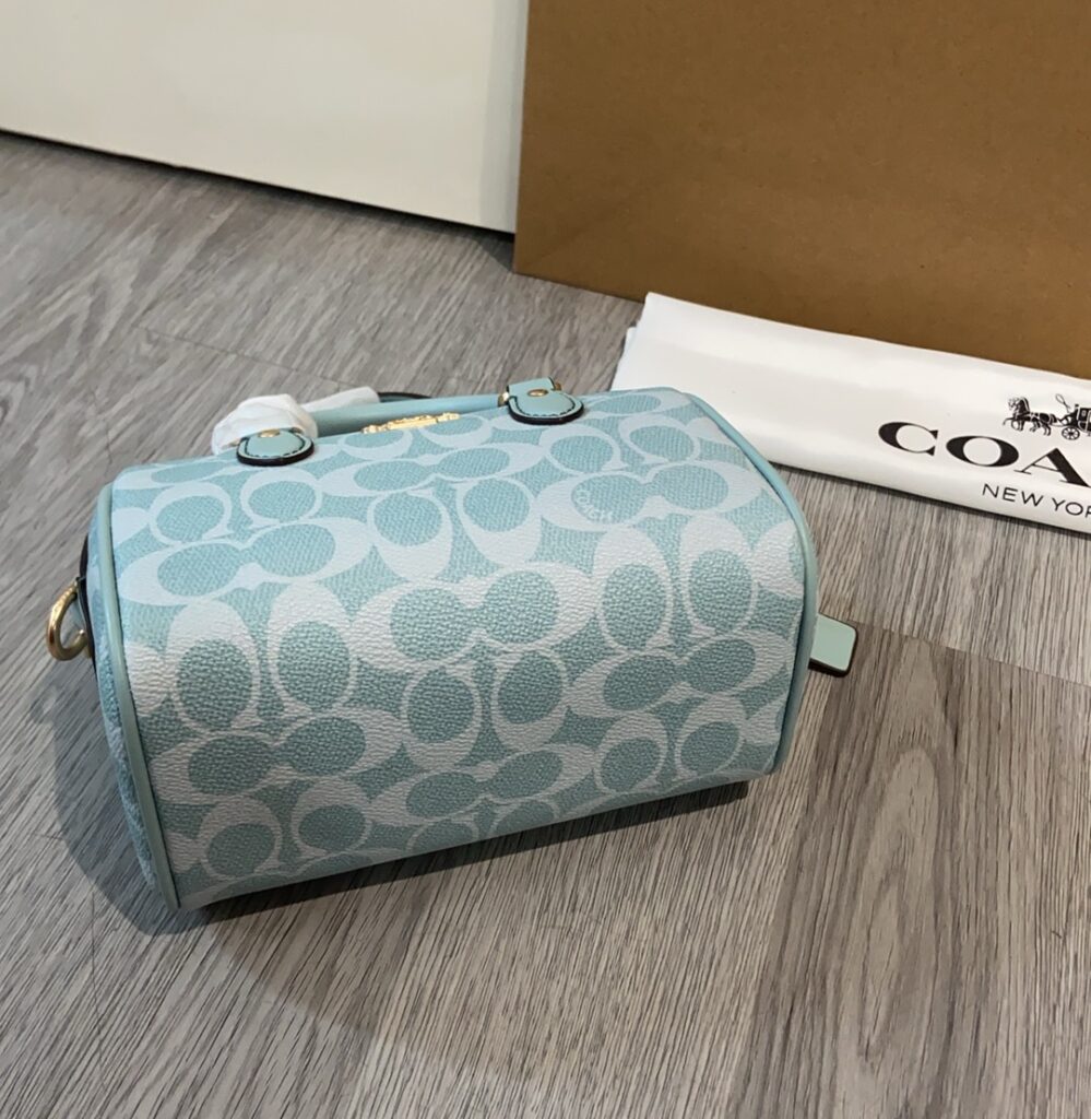 Mini bolsa estruturada azul claro 7