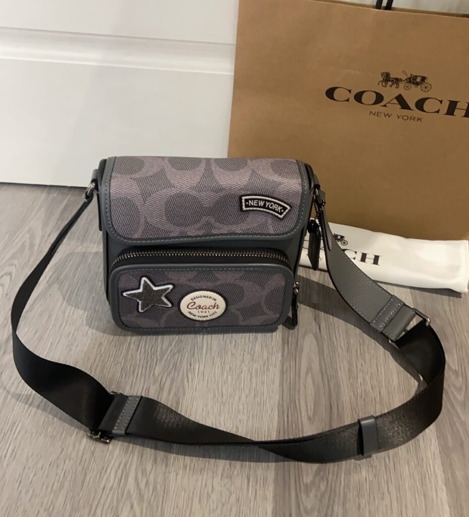 Bolsa transversal pocket grafite 3