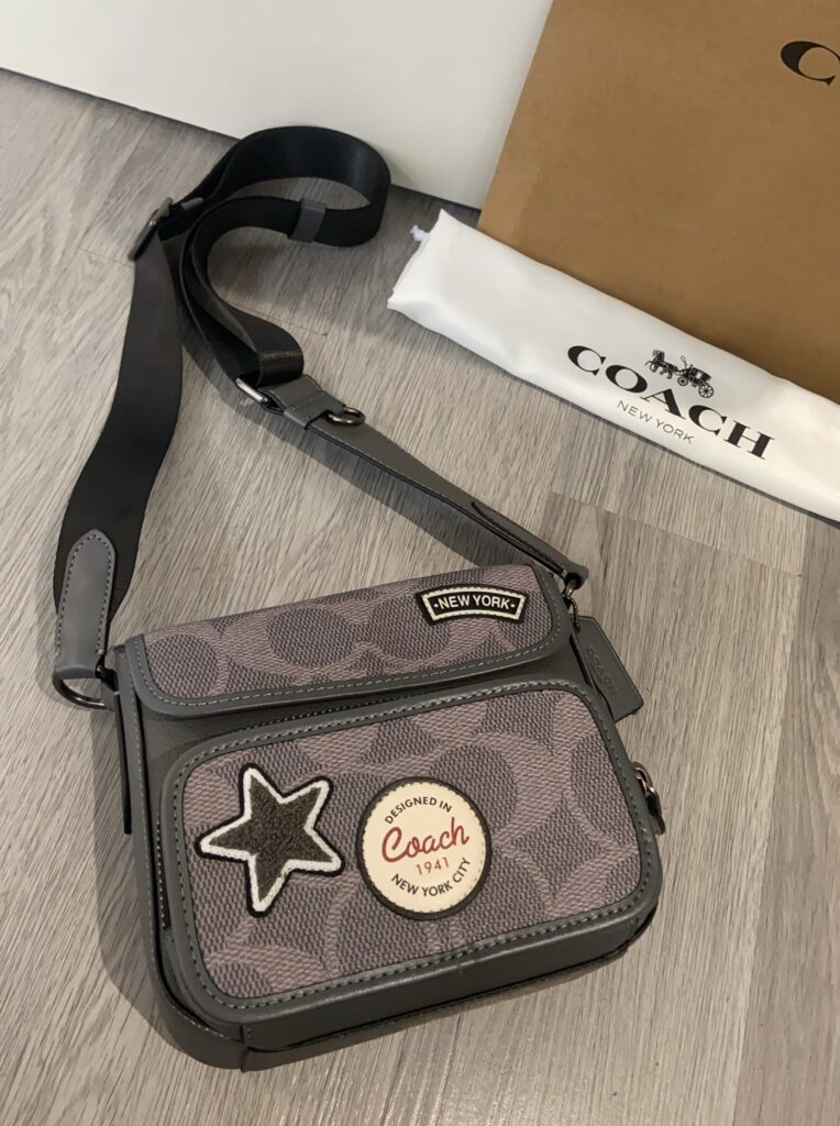 Bolsa transversal pocket grafite 4