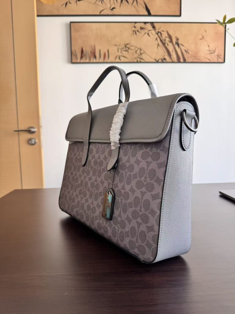 Bolsa tote estruturada cinza 3