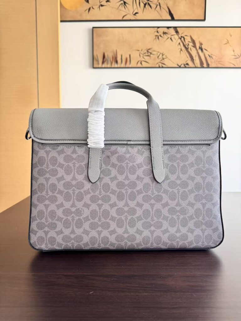 Bolsa tote estruturada cinza 4