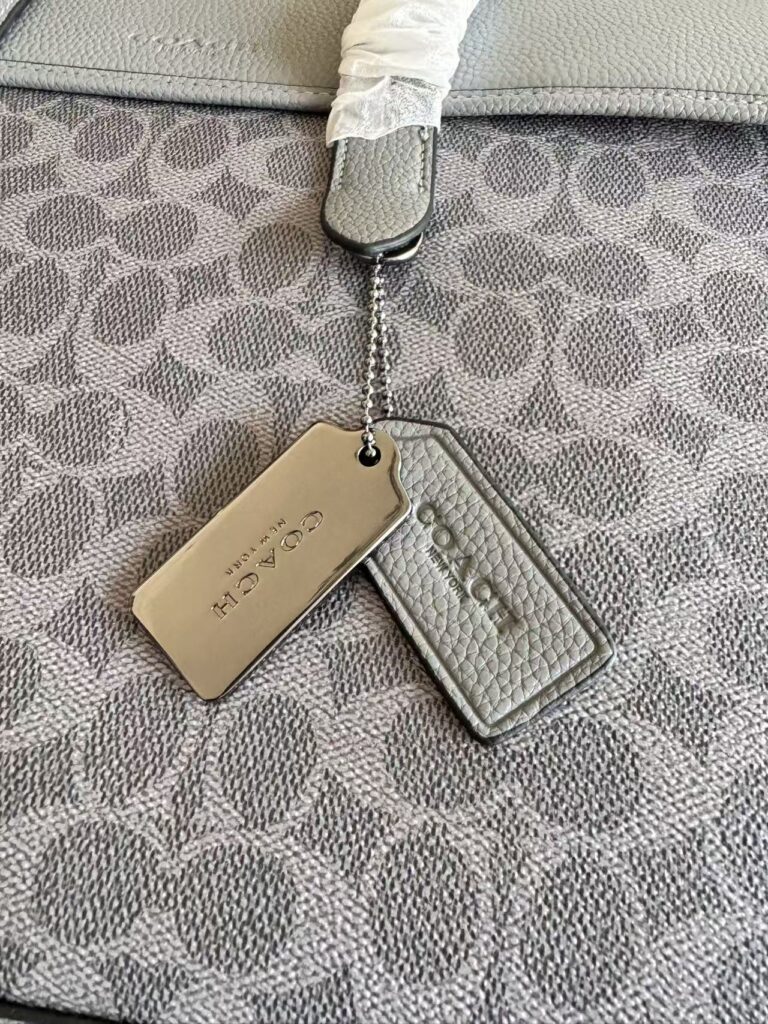 Bolsa tote estruturada cinza 6