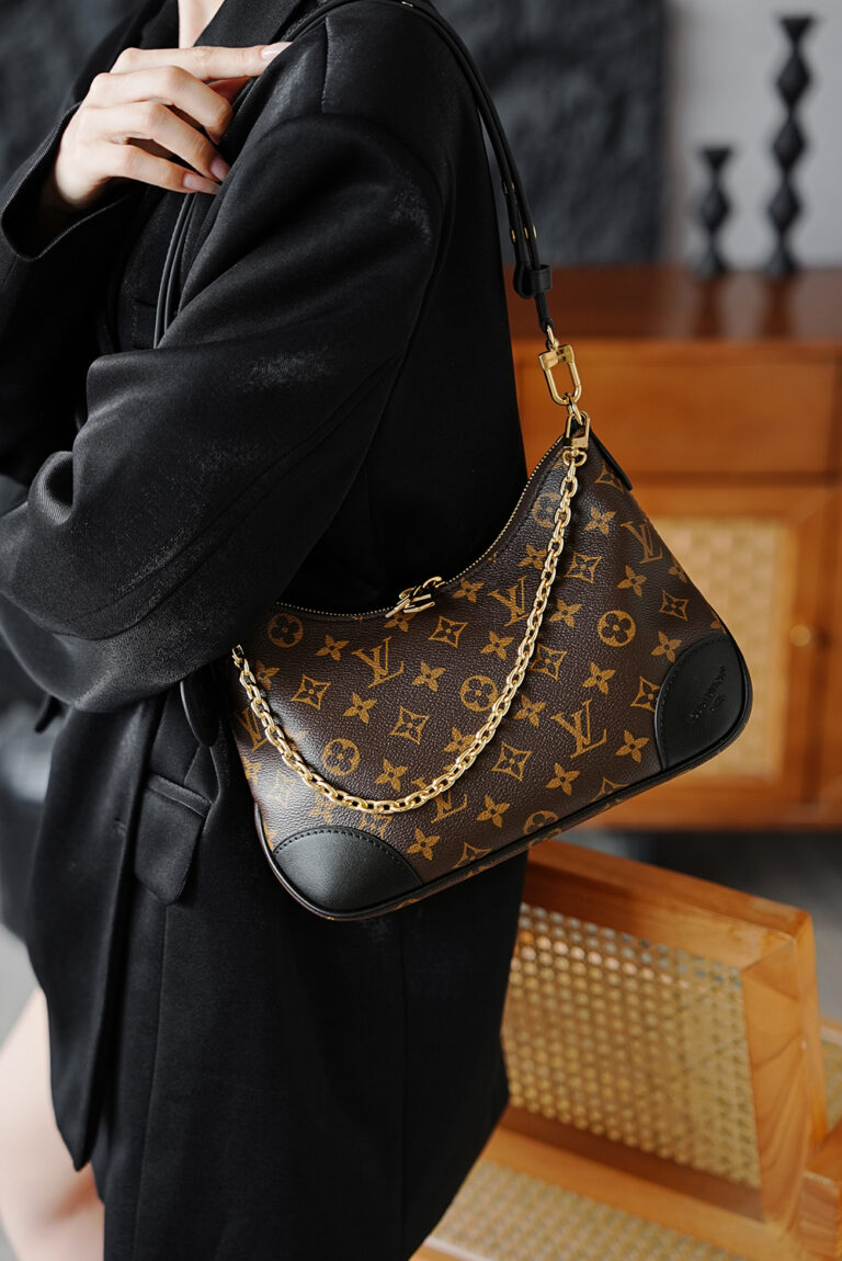 Bolsa Boulogne pequena Monogram preto 1
