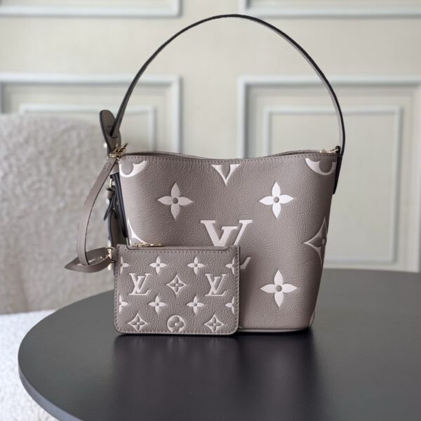 Bolsa All In BB Monogram Empreinte taupe e creme 1