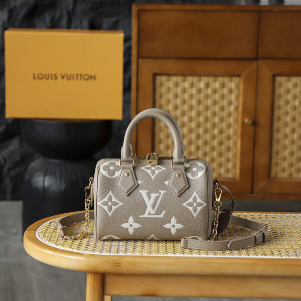 Bolsa Speedy Bandouliere 20 em couro Monogram Empreinte bicolor 1