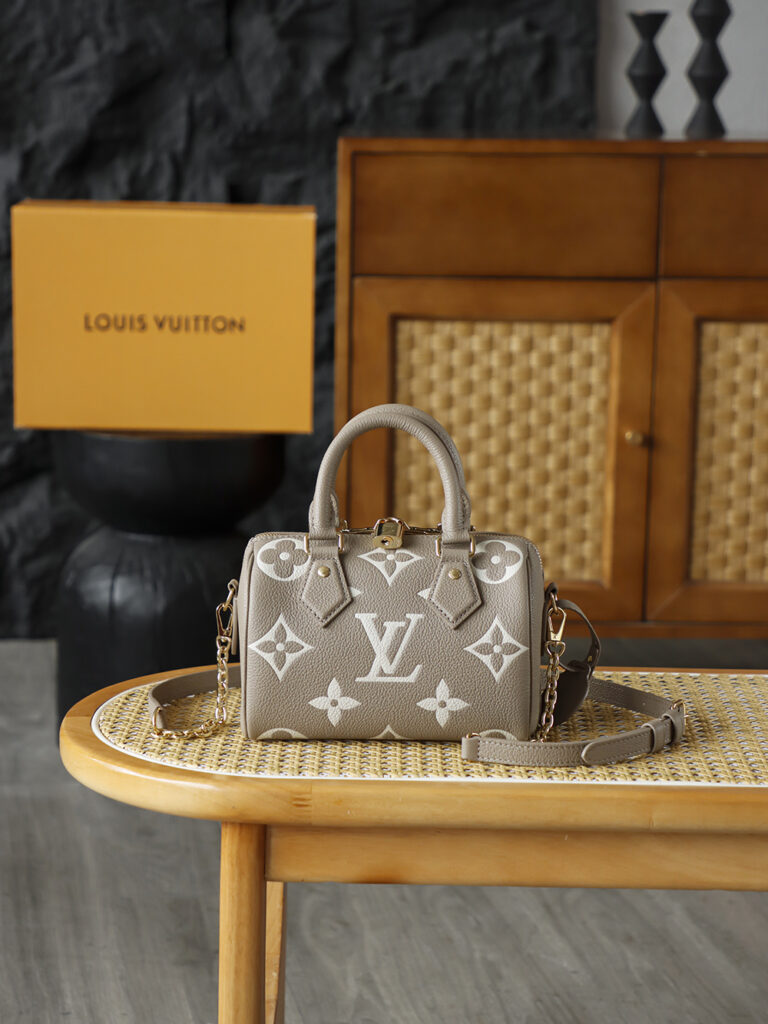 Bolsa Speedy Bandouliere 20 em couro Monogram Empreinte bicolor 1