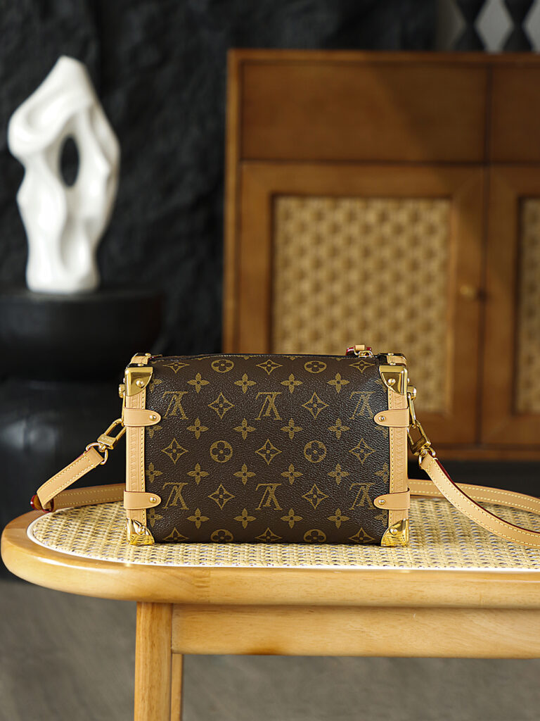 Bolsa Side Trunk MM em canvas Monogram 3