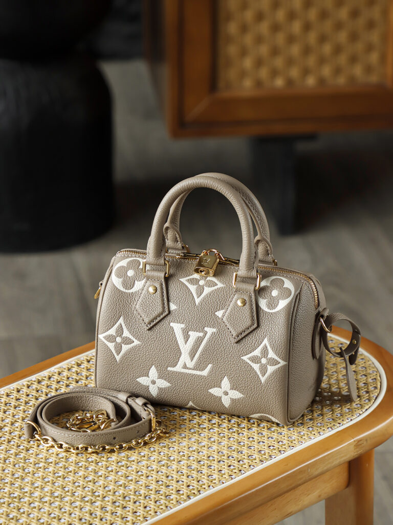 Bolsa Speedy Bandouliere 20 em couro Monogram Empreinte bicolor 4