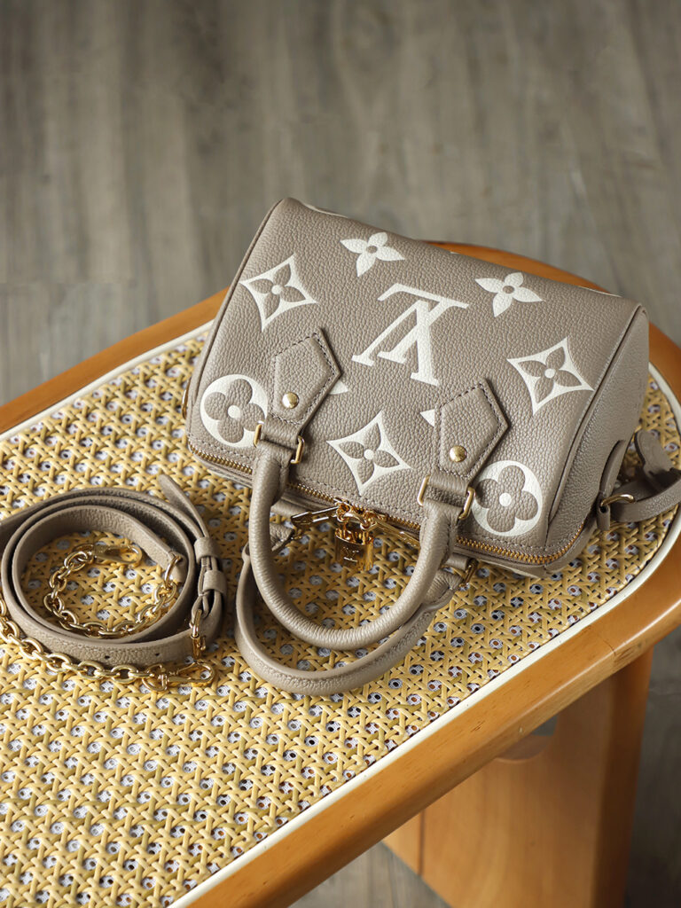 Bolsa Speedy Bandouliere 20 em couro Monogram Empreinte bicolor 5