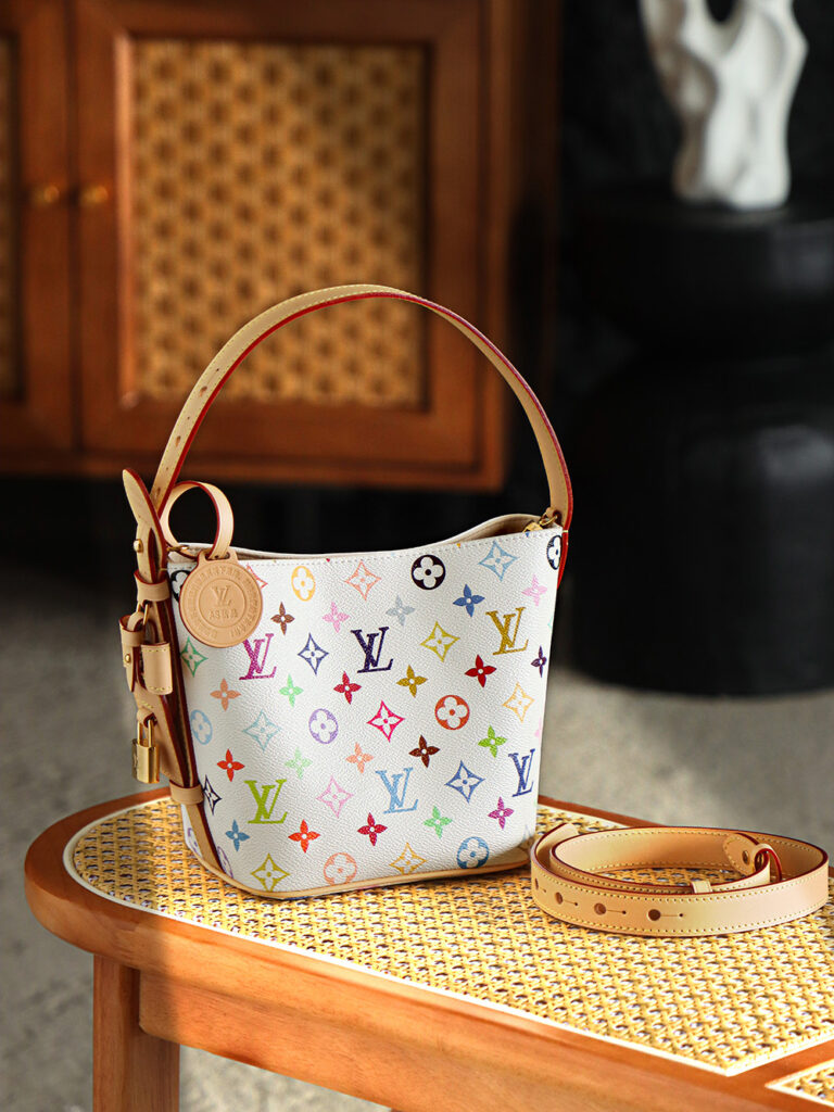Bolsa All In BB multicolor em canvas Monogram 6