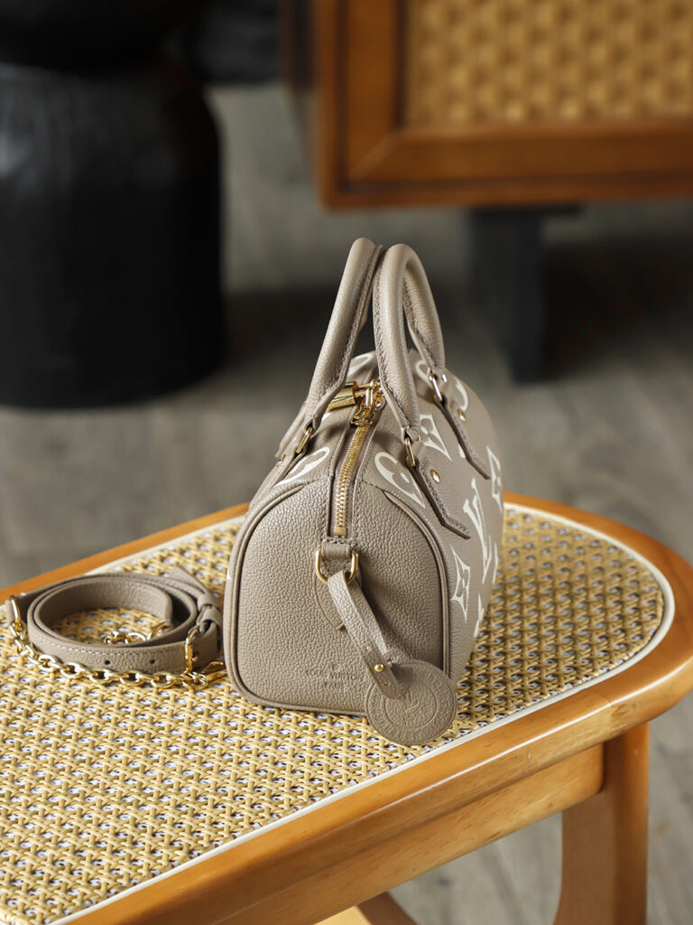 Bolsa Speedy Bandouliere 20 em couro Monogram Empreinte bicolor 6
