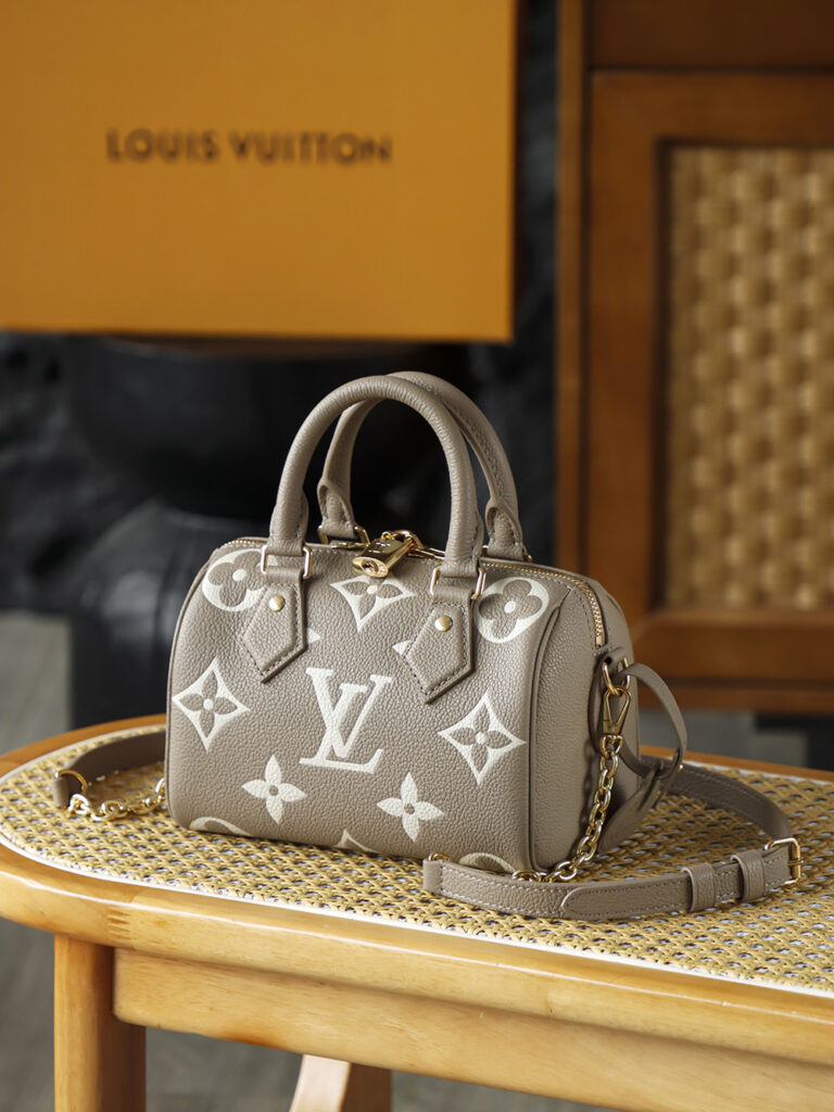 Bolsa Speedy Bandouliere 20 em couro Monogram Empreinte bicolor 7