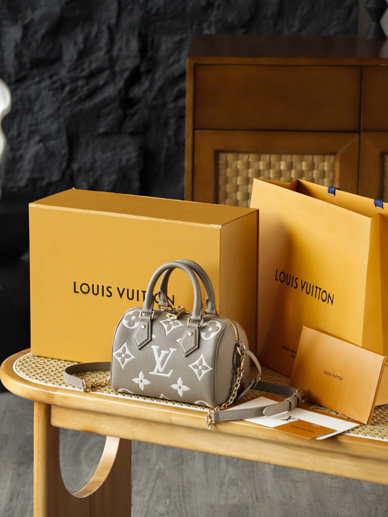 Bolsa Speedy Bandouliere 20 em couro Monogram Empreinte bicolor 9