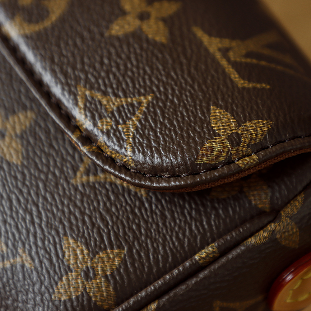 Bolsa Wallet on Chain Ivy em canvas Monogram 10