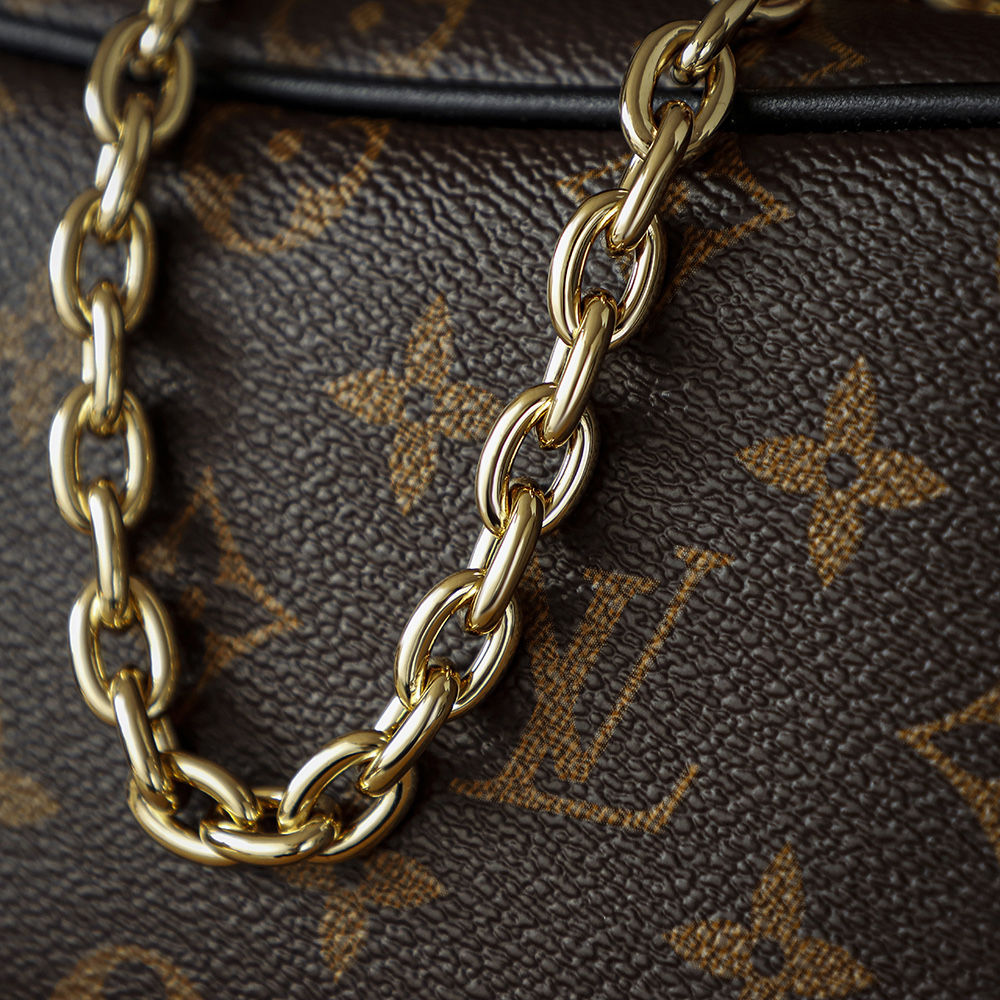 Bolsa Boulogne pequena Monogram preto 11