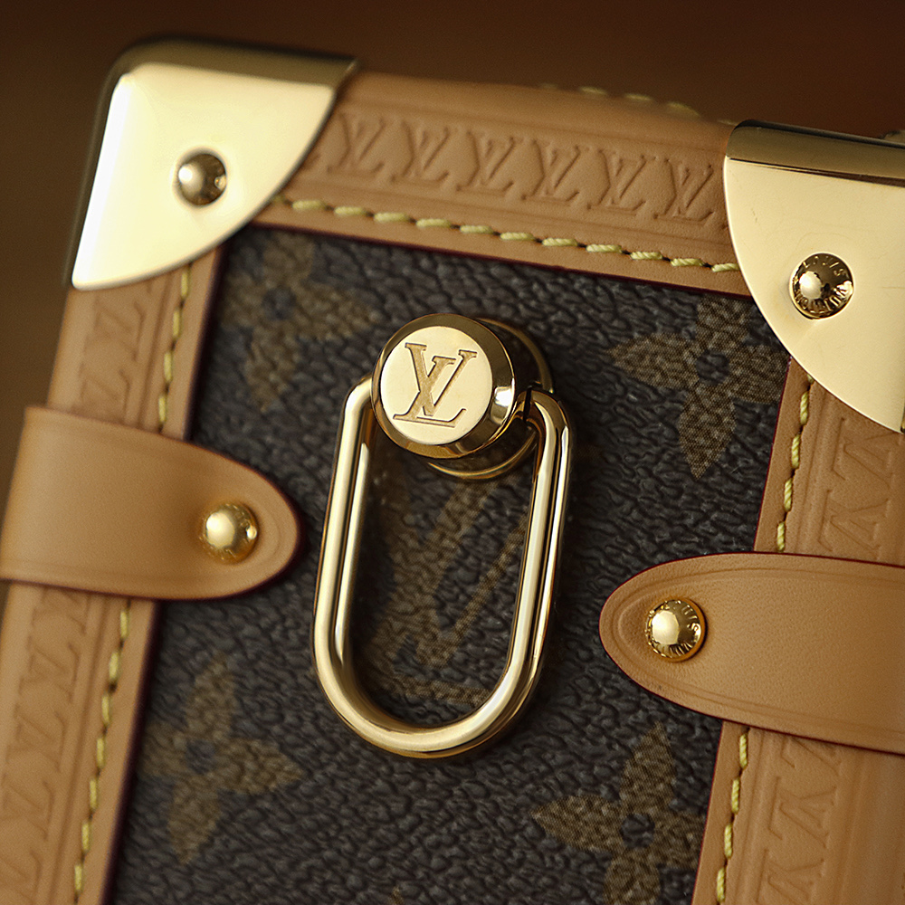 Bolsa Side Trunk MM em canvas Monogram 11