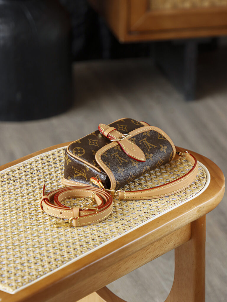 Bolsa Nano Diane em canvas Monogram 17