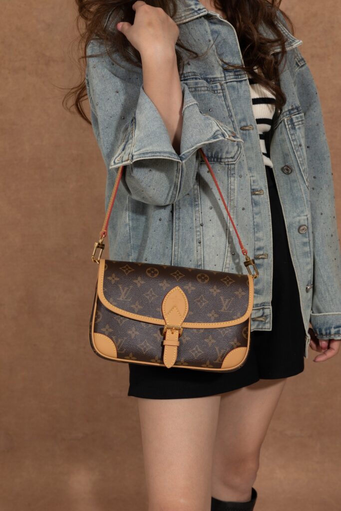 Bolsa Diane PM em canvas Monogram 22
