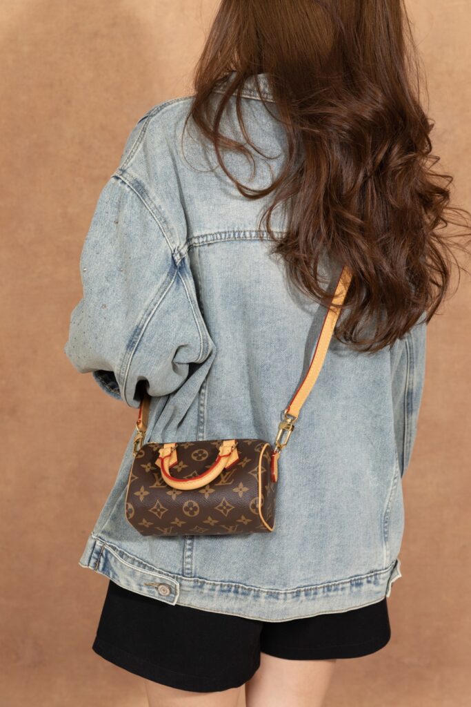 Bolsa Nano Speedy em canvas Monogram 22