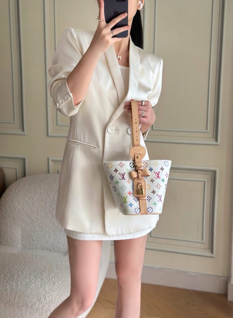 Bolsa All In BB multicolor em canvas Monogram 23