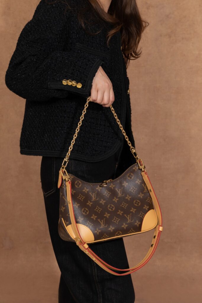 Bolsa Boulogne PM em canvas Monogram 23