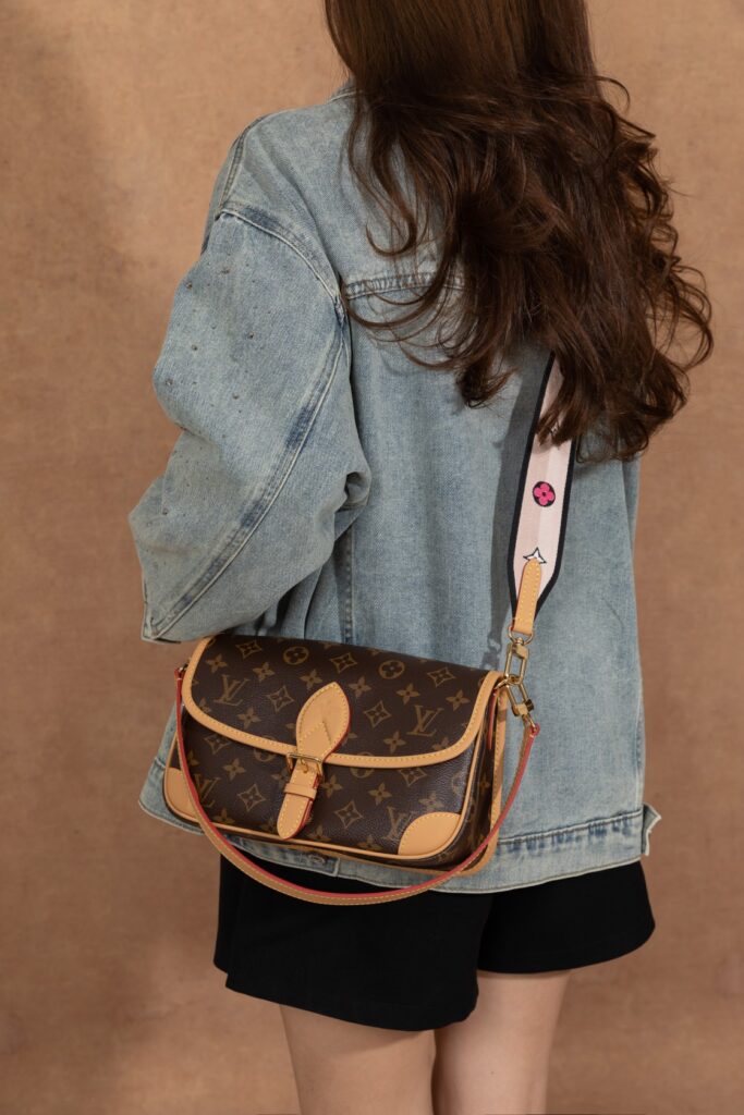 Bolsa Diane PM em canvas Monogram 24