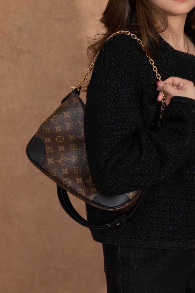 Bolsa Boulogne pequena Monogram preto 24
