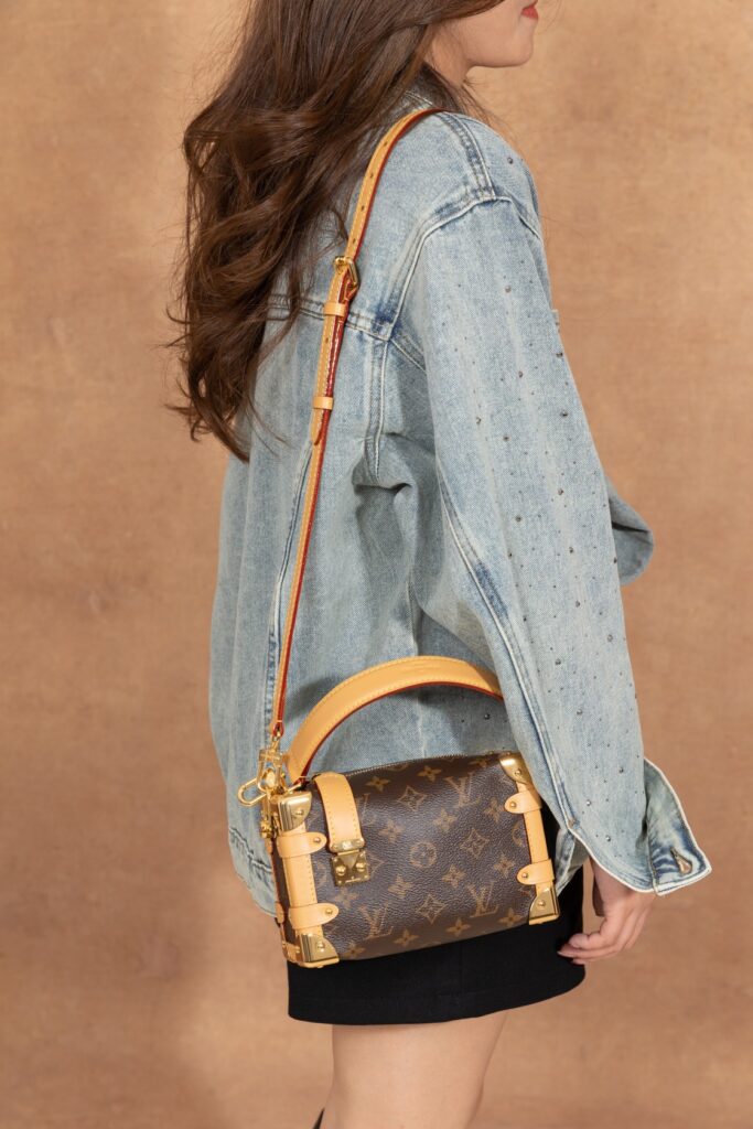 Bolsa Mini Soft Trunk em canvas Monogram 28