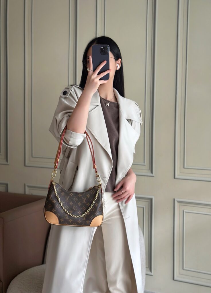 Bolsa Boulogne PM em canvas Monogram 30