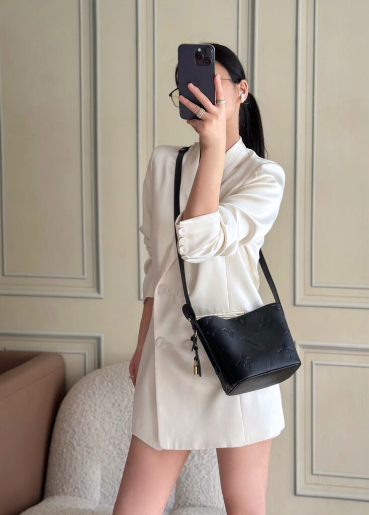 Bolsa All In BB Monogram Empreinte preta 34