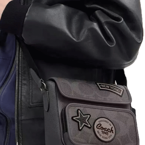 Bolsa transversal pocket grafite