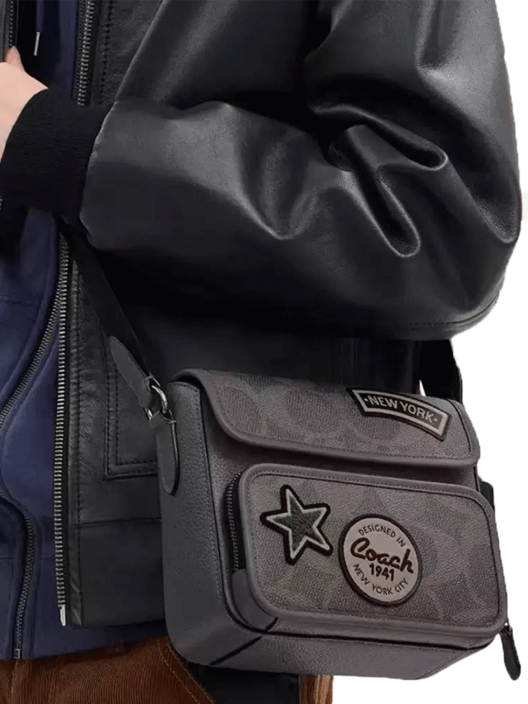 Bolsa transversal pocket grafite
