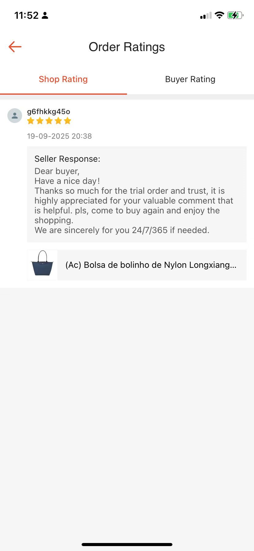 Avaliacao real de cliente ACBOLSA 4