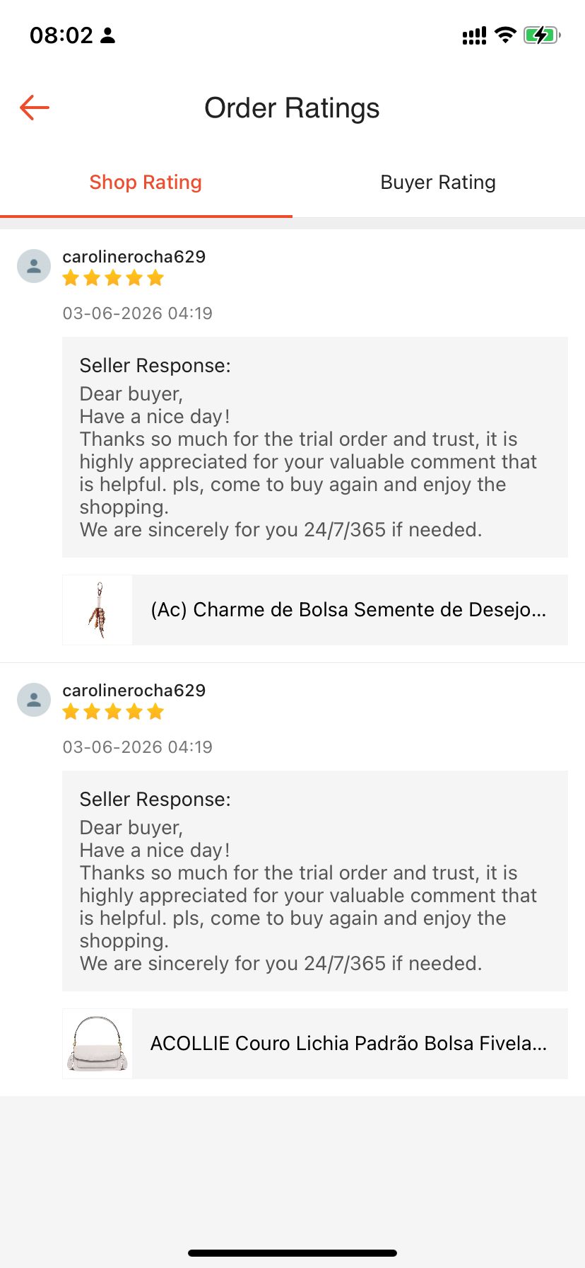Avaliacao real de cliente ACBOLSA 39